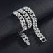 for Men 11mm Full Diamond Cuban Chain Necklace High-Quality Fashion Hip Hop Jewelry_ipsvogv.com