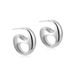 Women's Jewelry Hollow Earrings Light Luxury High End Design Gold Plated Earrings_ipsvogv.com