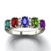 Cao Shi's ins style bracelet is a minimalist geometric colored zircon ring for women's fashion colored diamond earrings_ipsvogv.com