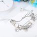 Hot Selling Silver Color Four-leaf Clover Charm Pan Family Beaded DIY Unisex Bracelet_ipsvogv.com