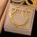 Fashionable Multi-layer Titanium Steel Metal Chain With Irregular Design And Punk Style Bracelet For Women_ipsvogv.com
