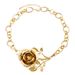 Exaggerated alloy flower necklace Fashion long flower cluster tassel multi layer earring set_ipsvogv.com