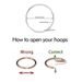 3 Pieces Nose Rings & Studs Simple Style Geometric 304 Stainless Steel_ipsvogv.com
