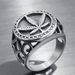Hot Selling Maple Leaf Men's Fashion Punk Personality Ring_ipsvogv.com
