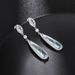 Cao Shi's Fashionable And Luxurious Exude A Water Droplet Style, Trendy Internet Celebrity Earrings, Long Korean_ipsvogv.com