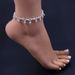 Jewelry Light Luxury Cross Small Diamond Pendant Anklet All-match Small Fresh Diamond-encrusted Anklet_ipsvogv.com