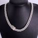 Unisex Hip Hop Trendy Cuban Chain With Diamonds 8mm Single Row 3 Diamonds For Men And Women Hiphop Hand Necklace_ipsvogv.com