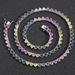 Unisex Hip Hop Color Love Tennis Chain Rainbow Zircon Personality Trendy Hip Hop Necklace Heart Shape_ipsvogv.com