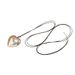 Jewelry Pull-out Adjustable Wax Thread Choker Women's Simple Personality Big Heart Pendant Necklace_ipsvogv.com