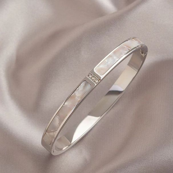 Internet Famous Shell For Women With A High-end Feel, Light Rose Gold Titanium Steel Bracelet, Instagram Trendy_ipsvogv.com