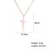 Hip Hop Titanium Cutting, Real Gold Electroplating, Non Fading Couple Style Jesus Cross Stainless Steel Necklace_ipsvogv.com