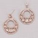 Fashion Trend New Exaggerated earrings Geometric Circle earrings Personality All-match Diamond earrings earrings_ipsvogv.com