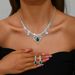 Women’s Jewelry Set Fashion Diamond Crown Shaped Crystal Necklace Earrings Set Fashion Light Luxury High End Jewelry Jewelry Set_ipsvogv.com