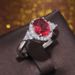 New recommendation classic temperament red ring micro set zircon fashion lady ring_ipsvogv.com