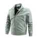 Men's Clothing Thin Jacket Spring and Autumn Coat Men's Large Size Casual Windbreaker Style_ipsvogv.com