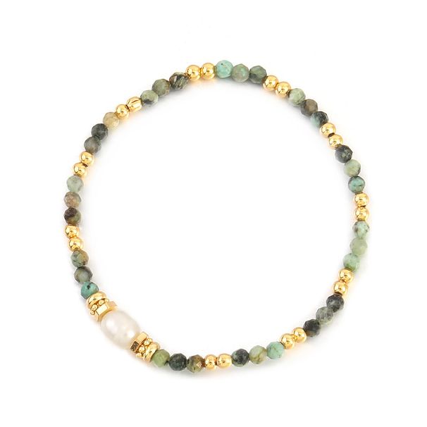Women's Jewelry French Retro Niche Design Colorful Natural Stone Rice Beads Beaded Necklace Bohemian Style Fashion Clavicle Chain_ipsvogv.com