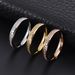 Women's Jewelry High End Stainless Steel Engagement Wedding Ring With Diamonds Jewelry Simple Ring_ipsvogv.com