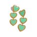 Retro Oil Drip Love Long Earrings Gold Stainless Steel Three Layer Edging Love Tassel Earrings For Women_ipsvogv.com