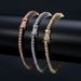 Chain Hip-Hop Trendy Men's Micro Paved Full Zircon 3mm Tennis Bracelet_ipsvogv.com