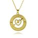 Round Hollow Necklace For Girls Light Luxury Niche Design High End New Clavicle Chain Strong Chain Summer Gift_ipsvogv.com