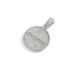 Round Shield KONDEBOY Full Diamond Alloy Pendant Hip Hop Cuban Chain Necklace_ipsvogv.com