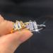 Ins style simple rectangular zircon ring female can be stacked temperament simulation diamond thin ring_ipsvogv.com