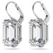 Simple Octagonal Cut Square Diamond Earrings For Women Fresh Square Water Drop Earrings_ipsvogv.com