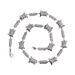 Full diamond wire hip-hop necklace irregular 3D solid alloy inlaid infinite Cuban chain jewelry_ipsvogv.com