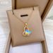 】 Colorful 【 Butterfly Zircon Light Luxury Charm Gorgeous Full Diamond Necklace Women's Versatile Clavicle Titanium 【 】_ipsvogv.com