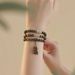 Huaying Natural Green Sandalwood Bracelet Female Small Crowd Sense New Chinese Style Hotan Jade Rising High And Round_ipsvogv.com