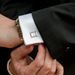 New Men's Business Silver Cufflinks Creative Square Striped Cuff Nails French Fashion Cufflinks Spot_ipsvogv.com