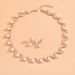 Women’s Jewelry Set Fashion Jewelry Hot Selling Women's Pearl S Shaped Jewelry New Bridal Wedding Accessories_ipsvogv.com