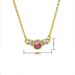 Hot Selling Colorful Simple And Fashionable Zircon Pendant Necklace European And American Colored Gemstone Zircon Pendant Copper Necklace_ipsvogv.com