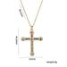 Jewelry Personality Hip-hop Necklace Versatile Full Diamond Cross Sweater Chain_ipsvogv.com