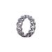 Full Diamond Fashion Light Luxury Cuban Instagram Style Men And Women Hip Hop Punk Couple Titanium Steel Ring Does Not_ipsvogv.com