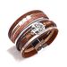 Men's Jewelry Fashionable Hollow Tree Of Life Embossed Letters Pearl Bracelets Buckle Jewelry_ipsvogv.com