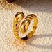 Women’s Jewelry Set Fashion Stainless Steel Caterpillar Ring Fashion Ins All Match Design Titanium Steel Ring Finger Ornaments_ipsvogv.com