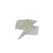 Men's Hiphop Geometric Ring With Diamond Accents, Silver Tone, Sizes 8-10 Ring Style Hip Hop Street Trend Men's Jewelry_ipsvogv.com