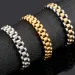 Golden Stainless Steel Men's Bracelet For Men 10MM Wide Watch Chain Ladies Female Bracelets Wholesale Boys Jewellery_ipsvogv.com