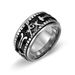 Men's Jewelry Rotatable Titanium Steel Masonic Ring Men's Large Wrench Ring Hand Jewelry_ipsvogv.com
