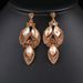 Exaggerated necklace set with accessories, luxurious crystal banquet dress for women, collarbone chain accessories_ipsvogv.com