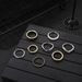 Hot Selling Combination With Antique Gold V-shaped Diamond 8-piece Set Ring_ipsvogv.com