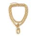 Multi-layer Metal Necklace Women's Fashion Versatile Chain Necklace Two-piece Set Hip Hop_ipsvogv.com