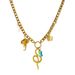 Niche Ins Style Stainless Steel Love Flower Tassel Necklace Fashionable Simple Exquisite Gold Plated Sweater Chain Female_ipsvogv.com