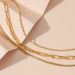 Snake Bone Chain Recomded, Three-layer Stainless Steel Necklace, Light Luxury, High-end, Niche Design Necklace For_ipsvogv.com