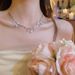 star Studded Zircon Diamond Necklace, Light Luxury Niche Acceory For Women, ! 2024 New High-end Neck Lock Bone Chain Necklace, Women,_ipsvogv.com
