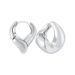 Women's Jewelry S925 Silver Needle Heavy Metal Glossy Personality Earrings Simple Cold Style Retro Earrings_ipsvogv.com