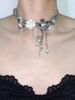 Unisex Butterfly Flower Pearl Tassel Necklace All Match Niche Design Fashion Temperament Clavicle Chain Sweet And Cool Hot Girl Style Necklace Trend_ipsvogv.com
