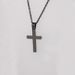 spot mirror polished cross necklace hip hop trend cross pendant necklace couple pendant accessories_ipsvogv.com