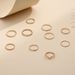 Jewelry Ins Joint 10 Piece Set Simple Wind Element Fried Dough Twists Sequin Ring Female_ipsvogv.com